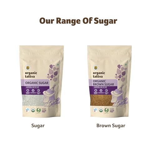 Image of Organic Tattva, Organic Gluten Free Jaggery (Gur) Powder 1 KG | Rich in Antioxidants, Minerals, Vitamins and Fatty Acids | Unrefined and Unadulterated