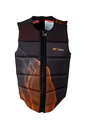 Ronix Rxt - Ce Approved Impact Vest - Electro Orange/Black - 2Xl #TOP24