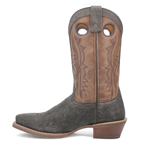 Laredo Grey/Tan Walker Men's 12 inch Square Toe Leather Boots 684733