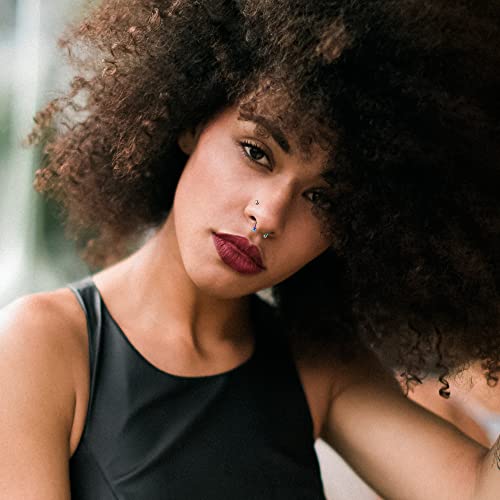 Ubgicig 59Pcs Fakes Nose Rings For Women Men Septum Nose Ring Studs Hoops Nose Piercings Septum Jewelry Stainless Steel Faux Non-Pierced Nose Ring Nose Cuffs Body Piercing Jewelry #TOP4