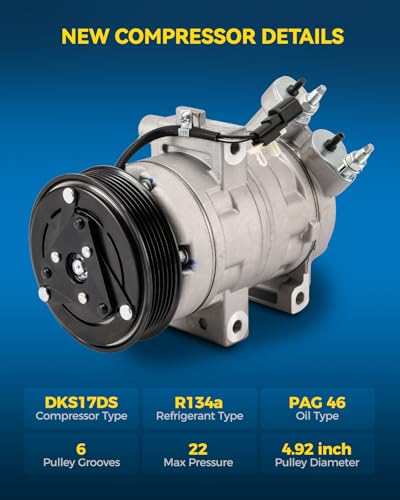 Image of PHILTOP 98673 NEW Air Conditioner AC Compressor with Clutch for Ford Escape 2009-2012 2.5L, 2009-2011 Tribute /Mariner 2.5L,2008 Tribute /Escape /Mariner 2.3L