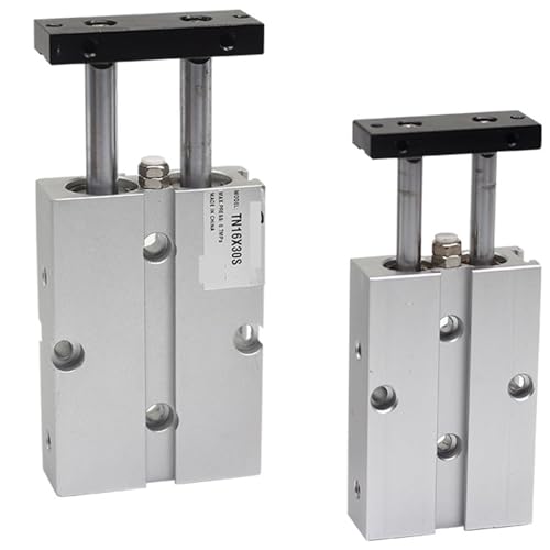 Cylindre pneumatique TN25X50S double tige magnétique à haute stabilité