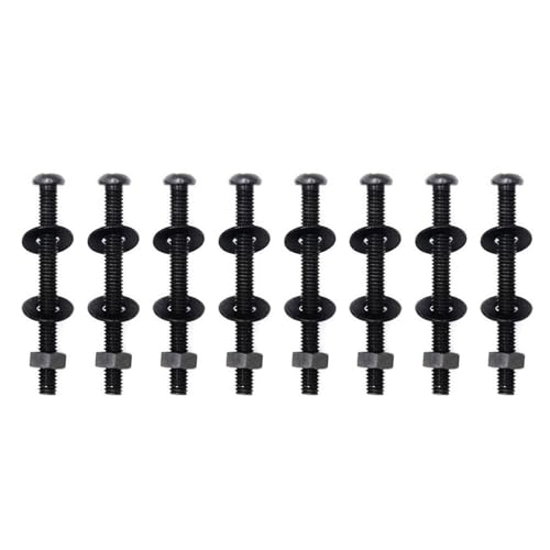 8 個ソケットネジセットブレーキケージボルト小ネジナット付き PC ケースラジエーターとファン取り付けセット PC ケースファンの取り付け