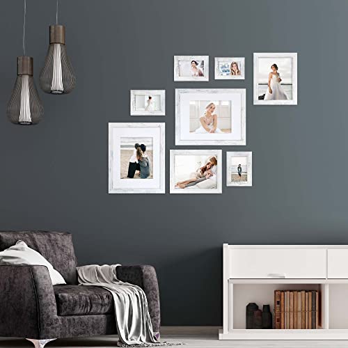 Irahmen 8X10 Picture Frame Distressed White With High Definition Glass 8 X 10 Photo Frames For Desktop Display And Wall Mounting (Ir-Us002-Diw-P8X10) #TOP5