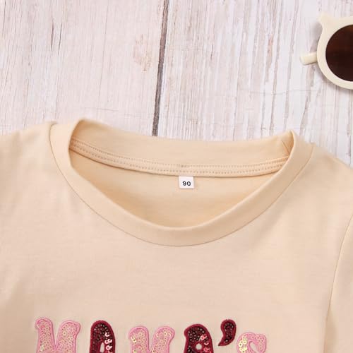 MODNTOGA Mommy and Me Matching Tee Tops Mama's Girl Summer T-Shirt Mother and Daughter Gift Crewneck Family Shirts3