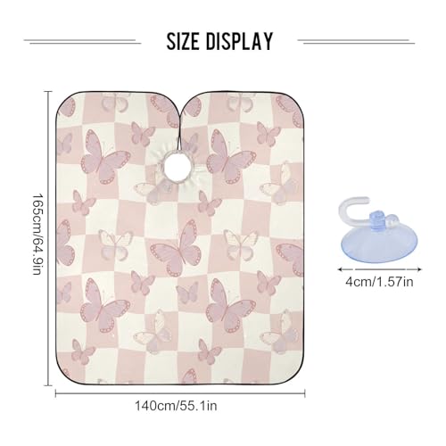 Capa para Corte de Pelo Profesional Impermeable Ajustable miniatura 3
