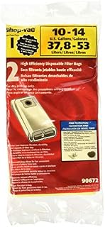 Shop-Vac 10-14 gal High-eff Collection Filter Bags