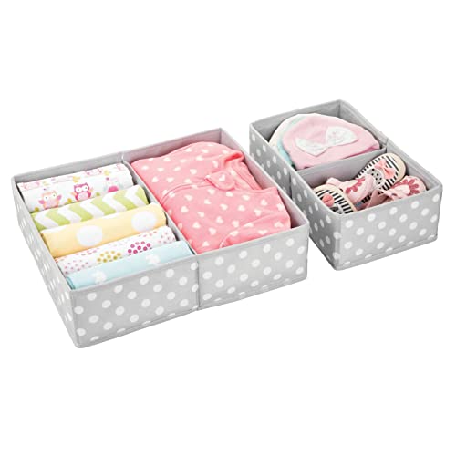 Mdesign 02377MDCOEU Fabric Drawer Storage Divider Organizer Bins thumb #7