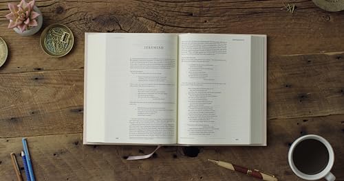 ESV Single Column Journaling Bible (Cloth over Board, Rosehip Design): Holy Bible, English Standard Version - image 3