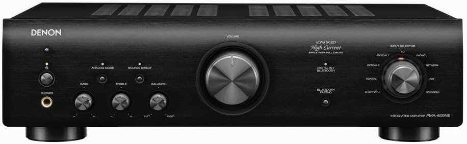 Denon PMA-600NE Stereo Integrated Amplifier | Bluetooth Connectivity | 70W x 2 Channels | Built-in DAC