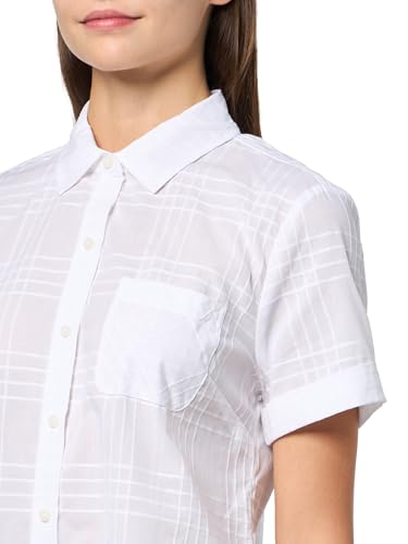 Image of Nautica Women's Button Front Short Sleeve Camp Shirt