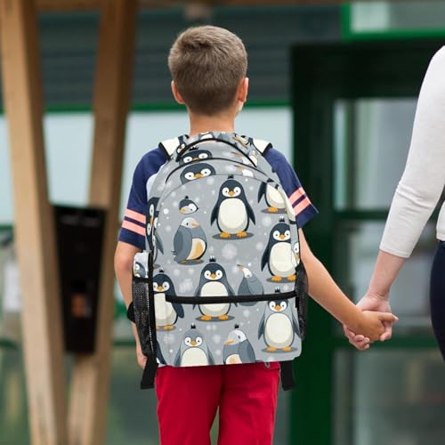Cartable pingouin avec trousse pour élèves CP et primaire