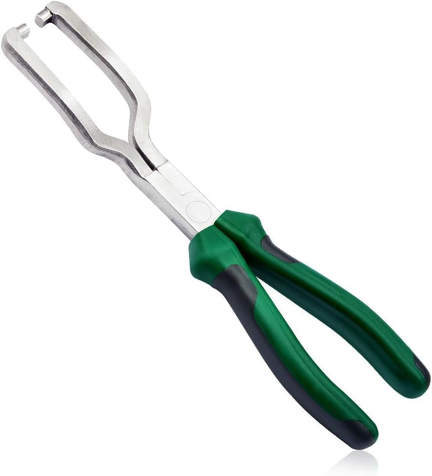 9 Inches Fuel Line Plier Filter Callipers Petrol Hose Pipe Clamp Clip Quick Disconnect Release Removal Tool for Car Auto Maintenance - Multicolour