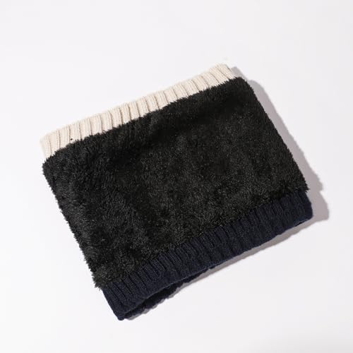 Bonnet écharpe gants ski pour enfants ensemble thermique flocon - 2