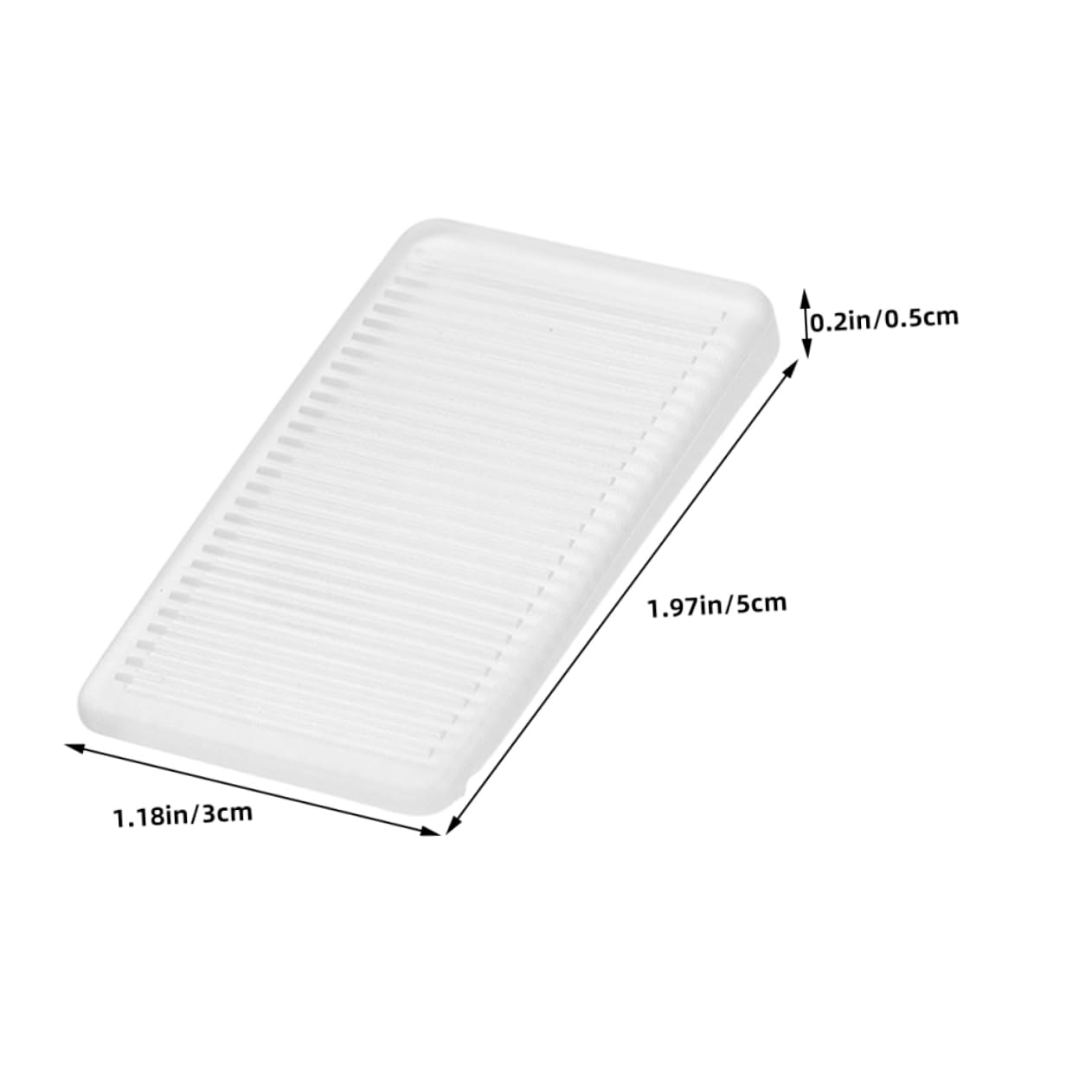 PRETYZOOM Table Leg Shims 16pcs Plastic Furniture Levelers for Uneven Floors Cabinet and Furniture