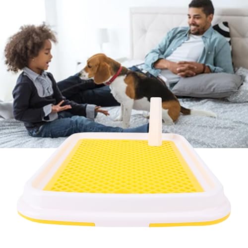 Cffuvros Puppy Potty Bandey, Puppy de Plástico Interno Potty para Cães Pequenos, Potty de Alta Cerca