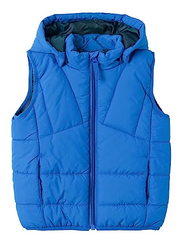 Name It Jungen NMMMEMPHIS Vest PB Jacke, Schwarz, 92