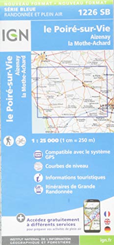 Télécharger Le Poiré-sur-Vie, Aizenay, Les Achards : 1/25 000 Francais PDF