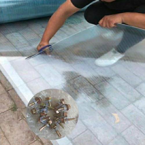 Láminas de policarbonato con protección UV. Paneles de Techo de plástico para invernaderos, cocheras y Balcones. Fáciles de Cortar. Revestimiento de techos con iluminación Natural. Cubierta