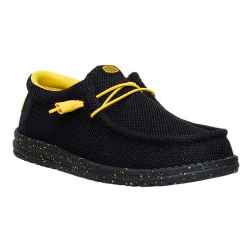 Image of HEYDUDE Men's Wally Stretch Sox Slip-On Loafer, Lightweight, Breathable, with Flex & Fold Outsole