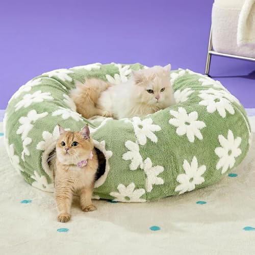 Túnel para gatos plegable que transforma tu salón en un parque de juegos y relax 7