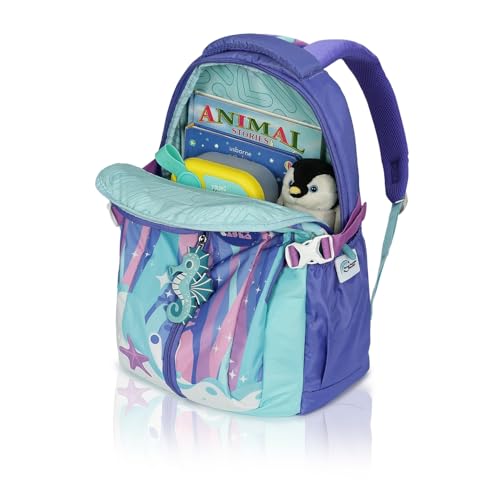 Image of uppercase Sprout School Backpack | Well-Padded, Double Compartment, Organizers, Side Bottle Pocket | For Boys & Girls | 500 Days Warranty