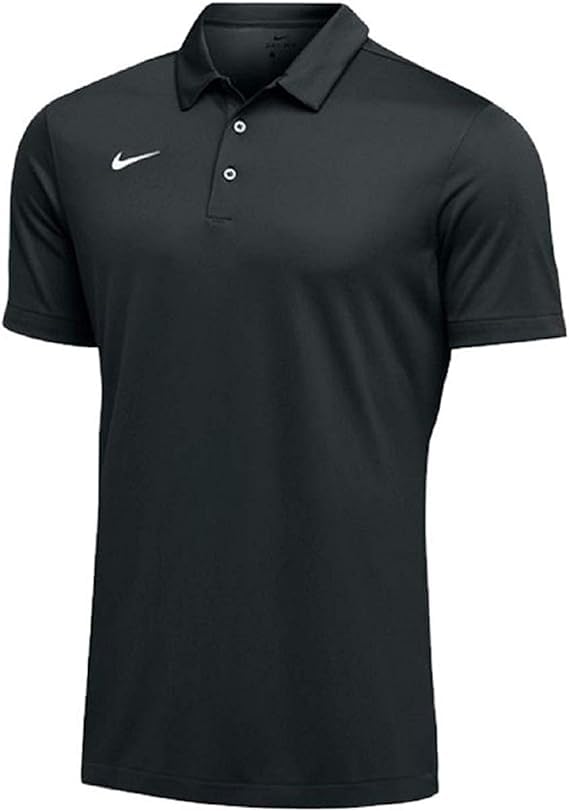メンズウェア NIKE/SWOOSH LOGO MICRO PRINT POLO SHIRTS Nike Men Polo Shirt Short M Black Swoosh Logo Dri-Fit