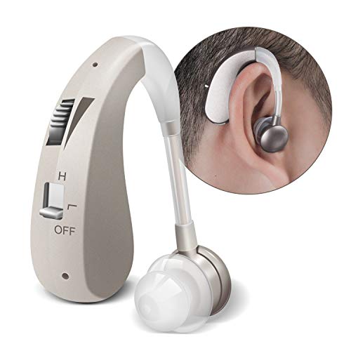 LAIWEN Hearing Amplifier Aid Rechargeable for Adults Feedback Canceling Sound Amplifier for Men Women PSAP