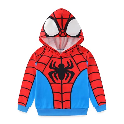 Marvel Spider-Man Boys Pullover Hoodie for Toddler and Big Kids2