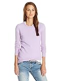 bela.nyc Women's 100% Cashmere Waffle-Stitch Crew-Neck Sweater
