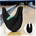 LIOOBO Bowling Ball Cleaning Bag with Polishing Lightweight Dual Function Holder for Bowling Accessories Portable Storage Cleaner Grime Removal for Top Condition