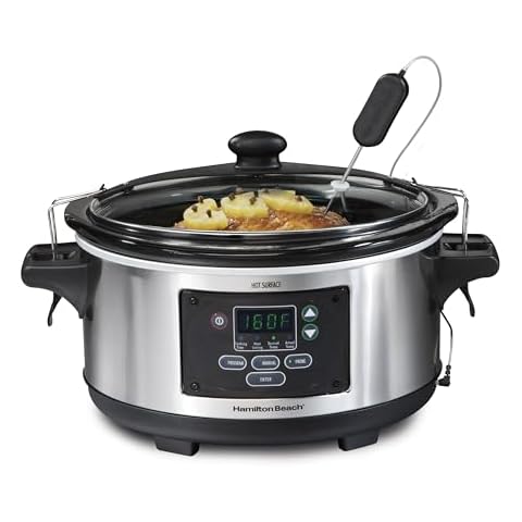 Hamilton Beach 6 Quart Digital Programmable Slow Cooker Cover