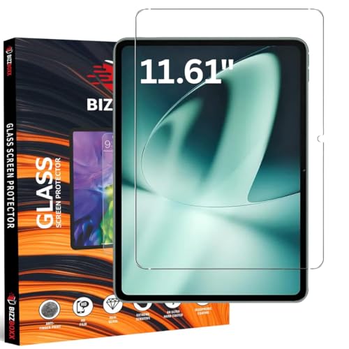 Image of Tempered Glass Full Screen Protector For OnePlus Pad 11.61 Anti-Scratch & Smudge Proof (Transparent) (Pack Of 1)