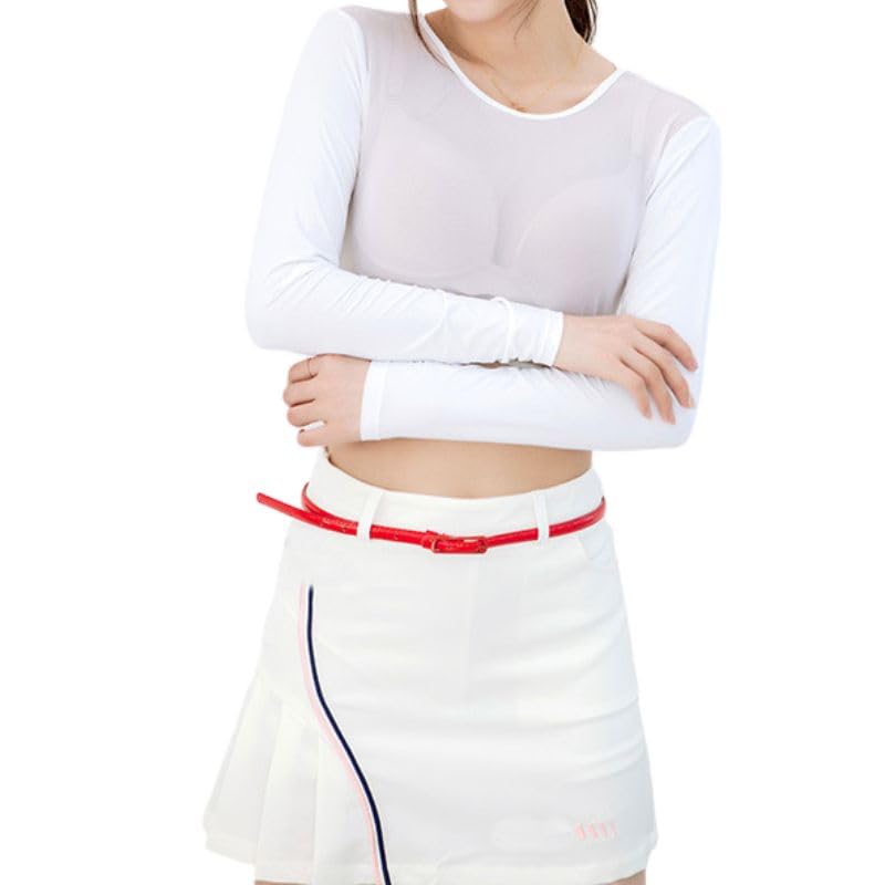 ThreeH Women's Golf Cooling Shawl Outdoor Sun Protection Arm Sleeves for Outdoor Sports2