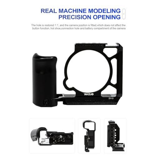 Image of Camera Cage ZVE1 Aluminum Alloy cage for Sony ZV-E1 Camera (Black)