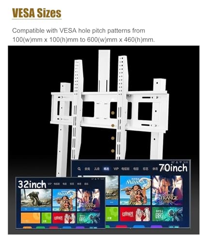 Soporte móvil para TV con ruedas para pantallas 32-75" miniatura 4