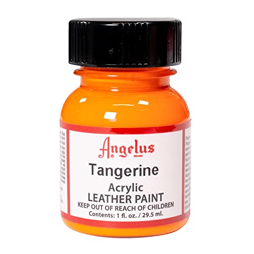 Angelus Leather Paint 1 Oz Tangerine