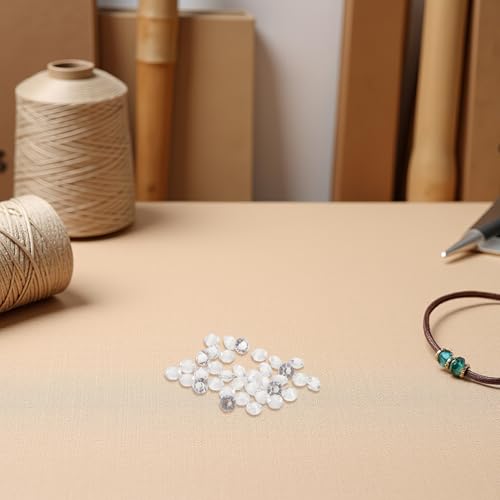10000 Piezas de suministros para hacer joyas y abalorios transparentes 6