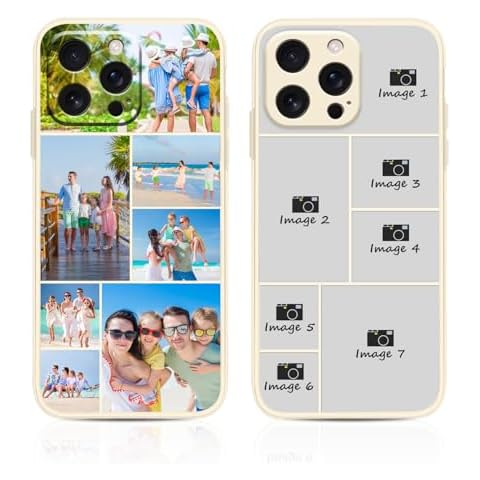 Custom Phone Cases - Custom Picture Phone Case for iPhone 16, 15, 14, 13, 12, 11, Plus, Pro, Max, XR, XS, X, XS Max, Create Your Own Personalized Phone Cases for Birthday Xmas Friends Family Valentine Cover