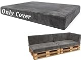 pallet epal misure altezza 【Vestibilita Precisa E Praticita】 Adatto per imbottiture spesse da 10 a 15 cm grazie alla forte capacita di allungamento questo pratico copriseduta elastico lavabile in lavatrice include solo il tessuto esterno per facilitare la pulizia regolare e rinnovare velocemente lo spazio