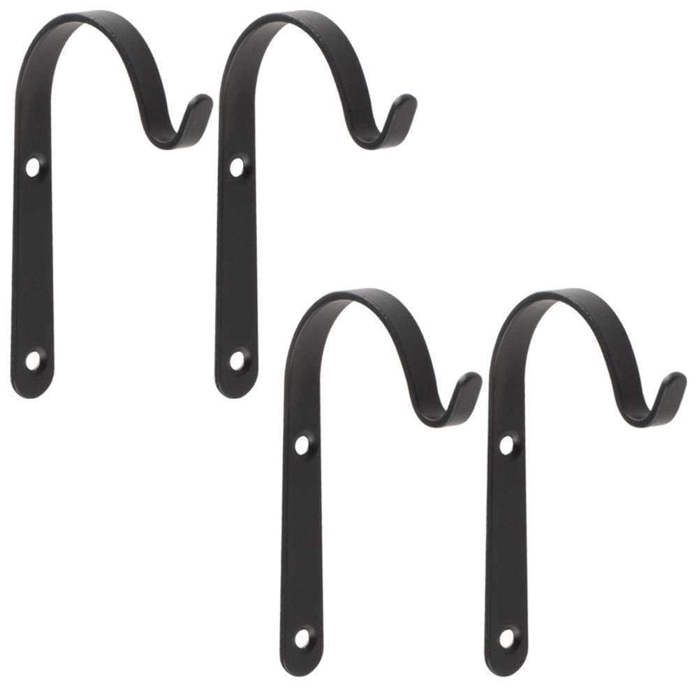 Cikiki4 / 10pcs Hanging Basket Brackets Metal Strong Outside Wall Garden Decoration Stor Hooks Best Pri Wall-Mounted Hook