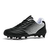 LIZRHA Soccer Shoes for Boys Girls Soccer Cleats Boys Girls Kids Athletic Outdoor Football Shoes Youth Football Cleats Outdoor & Indoor Soccer Shoes Lightweight, Running & Training for Students