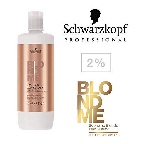 Schwarzkopf Professional Blonde Me Premium Developer Oil Formula 33.8 oz / 1000ml (2% ; 7 Volume)