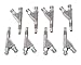 Edelbrock 72567 M3 Dual-Stage Dry Nitrous Nozzle 1/16 in. NPT Titanium 8 pc. M3 Dual-Stage Dry Nitrous Nozzle