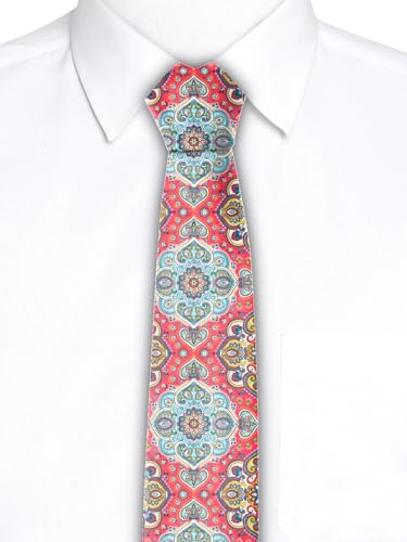 Image of BLACKSMITH Fashion Printed Tie for Men - Fashion Accessories for Blazer, Tuxedo or Coat.