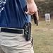 Tulster OWB Range+ Kydex Paddle Holster in Left Hand fits: Springfield Armory Echelon | Optic Cut Outside The Waistband Open Carry