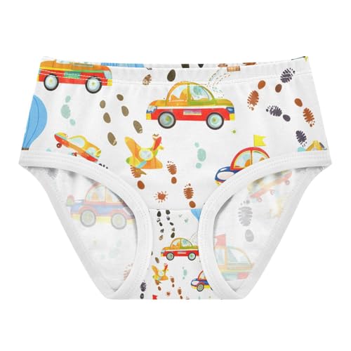 Colorful Toy Cars Toddler Girls's Underwear 2T 202c1248