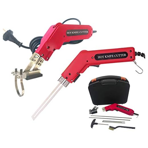 200W Electric Hot Knife tyrofoam Cutting Tool Kit Heat Cutter with Blades Accessories (Heat Cutter Kit)