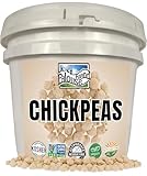 Palouse Brand Certified Glyphosate Residue Free Chickpeas | Garbanzo Beans | 25 LBS | Emergency Food Storage Bucket | Non-GMO | Grown on Our Family Farm | Bulk