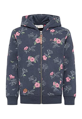 Sweat zippé pour fille Ragwear THEA Flowers en coton bio